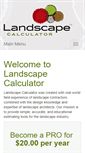 Mobile Screenshot of landscapecalculator.com